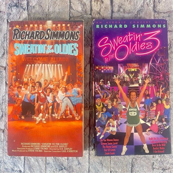 Richard Simmons Sweatin to the Oldies VHS Tape Bundle - Picture 2 of 4